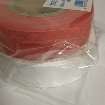 【送料無料】 新品 未開封 紙テープ 3個 まとめ売り 大量 18mm 30m 赤 白 工作 ハンドメイド #tnftnf_画像2