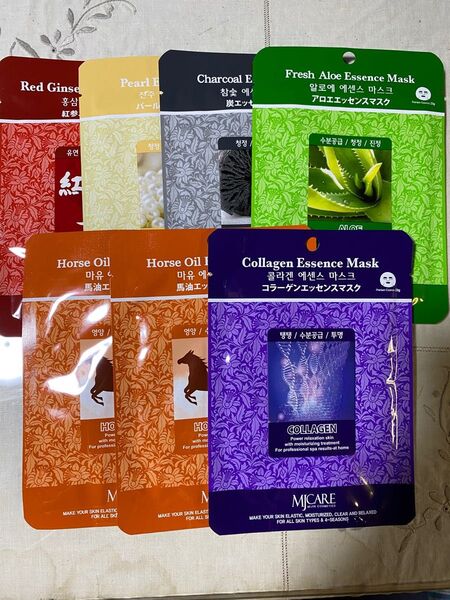 MJ-Care コラーゲンエッセンスマスク 23g 7枚セット