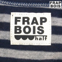 FRAPBOIS フラボア □ プリント ボーダー Tシャツ □ BIGI ビギ_画像3