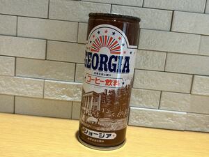 1 当時物 ビンテージ コーヒー飲料 GEORGIA COFFEE ジョージア 缶 空き缶 空缶 250ml レトロ アンティーク 入手困難 コレクション 旧車