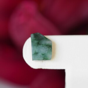  thread fish river .. raw ore burnishing SV one-side ear for earrings natural less processing jade 