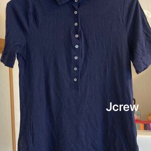ジェイクルー Jcrew 半袖ブラウス カットソー レディーストップス