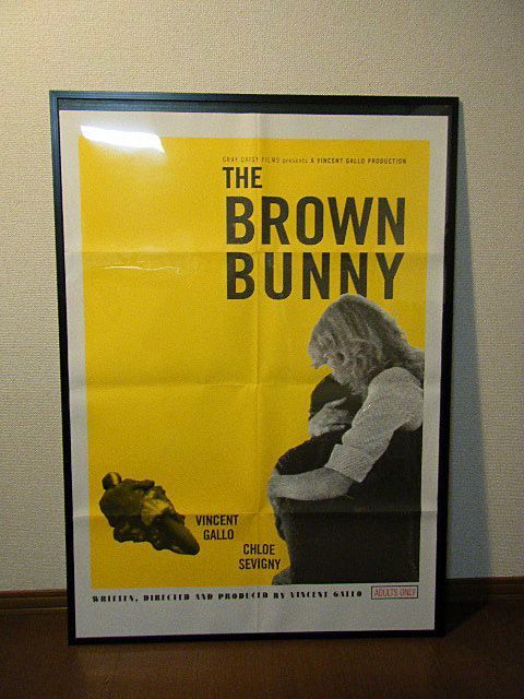 生産終了！額付☆ヴィンセントギャロ VINCENT GALLO BROWNBUNNY