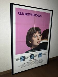 日本未公開映画！ジョンベルーシ 出演！1979年 当時物★オールドボーイフレンズ Old Boyfriends 額付 ポスター CAFE カフェ 喫茶店 古着屋