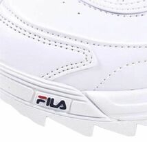 ☆正規品新品☆FILA DISTORTER フィラ シューズ 靴 F51700125 スニーカー ディストーター 厚底 ソール レディース ホワイト JP25.0cm_画像3