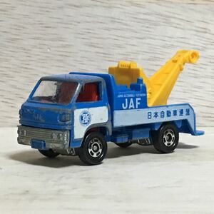 トミカ 赤箱 77 三菱ふそう キャンター レッカー車 JAF ブルー 青 三菱 ふそう Fuso トラック レッカー 緊急 日本製 JAPAN 日本 自動車連盟