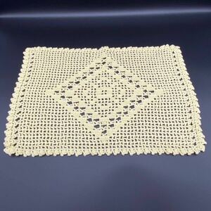  ручная работа скатерть-раннер Cross ( гонки 10)handmade yellow tablecloth ручная работа иглы для вязания крючком плетеный 