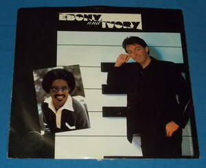 ☆7inch EP★US盤●PAUL McCARTNEY AND STEVIE WONDER/ポール・マッカートニー＆スティーヴィー・ワンダー「Ebony And Ivory」80s名曲!●