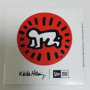 送料84円〜 正規品 NEWERA ニューエラ キース・ヘリング Keith Haring ステッカー 検) 非売品 販促品 59FIFTY サイズステッカー ノベルティ