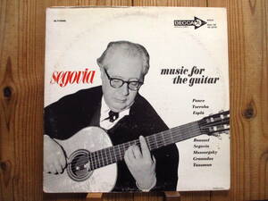US запись / Andres Segovia / 20 век максимально высокий. gita список / Andre ssego Via / Music For The Guitar / Decca / DL 710046