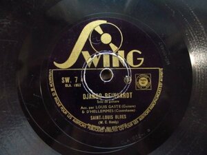 SP запись / Jean go* линия Hal to/ Django Reinhardt / Saint-Louis Blues & Bouncin' Around [Swing / SW. 7]