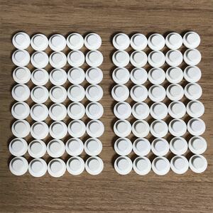 LEGO レゴ ブロック 1×1 円 丸 プレート / ホワイト 白色