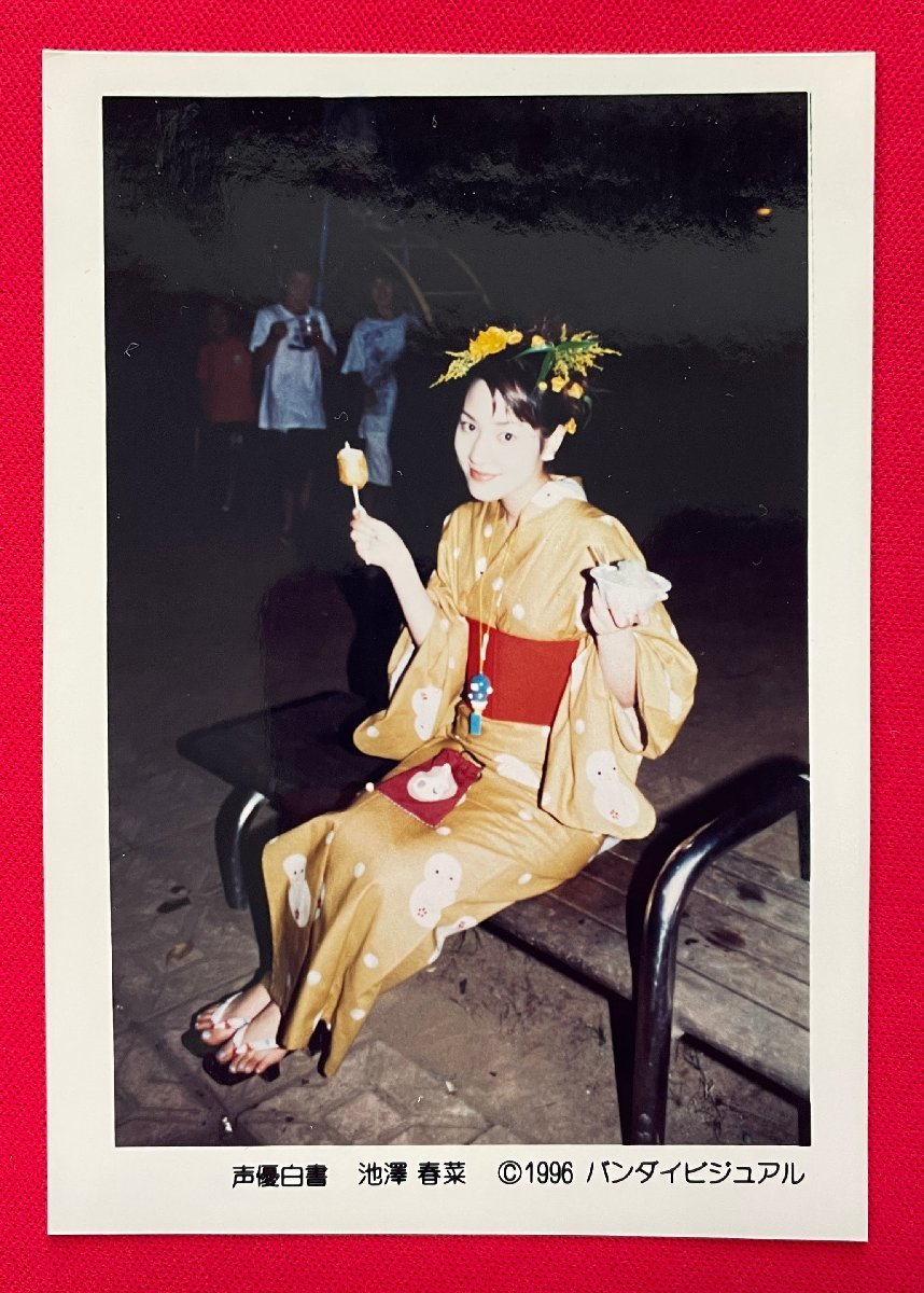 Foto de Seiyuu Hakusho/Haruna Ikezawa, para la oferta especial de la tienda, Bandai Visual, no para la venta, 1996, extraño, a partir de ese momento, A13195, Artículos de celebridades, fotografía