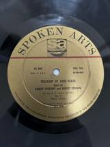 ◎H002◎LP レコード ジョン・キーツ/Robert Speaight/ロバート・エディソン Robert Eddison/Spoken Arts Treasury of John Keats/US盤_画像6