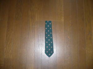  Polo Ralph Lauren k rest pattern necktie wool Thai GREEN Italy made beautiful goods vintage