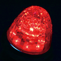 CE-163　10個　　レッド/レッド　ヤック　超流星マーカー　レトロ　デコトラ　アート　LEDマーカーランプ　樹脂レンズ　12V24V共用_画像5