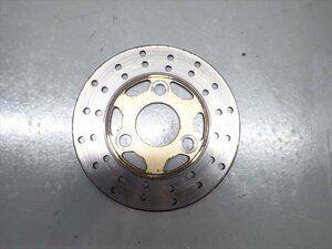 βED27-3 Yamaha super Jog ZR 3YK SUPER JOG (H9 year ) original front brake disk rotor step attaching equipped! distortion less! diameter 15.5cm