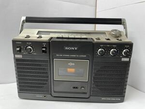 昭和レトロ SONY ソニー cf-2400 ラジオカセット　レコーダー　通電確認済