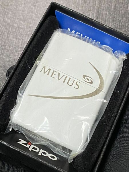 zippo メビウス 限定品 ホワイト 希少モデル 2016年製 MEVIUS ケース 保証書付き