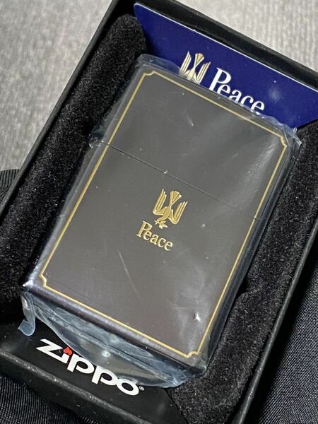 zippo ピース ゴールド刻印 限定品 希少モデル 2019年製 Peace Journey Collection ケース 保証書 当選通知書付き