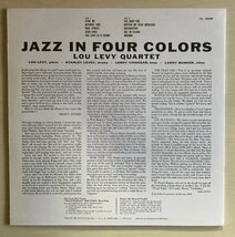 LPA21869 ルー・レヴィ・カルテット LOU LEVY / JAZZ IN FOUR COLORS 輸入盤LP 盤良好 スペイン_画像2