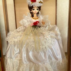 フランス人形 白ドレス お人形さん レトロ