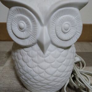 テーブルランプ フクロウ置物