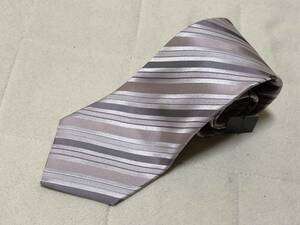 53 new goods Calvin Klein Calvin Klein silk stripe necktie made in Japan 