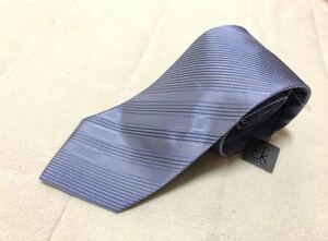 54 new goods Calvin Klein Calvin Klein silk stripe necktie made in Japan 