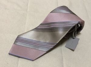 55 new goods Calvin Klein Calvin Klein silk stripe necktie made in Japan 