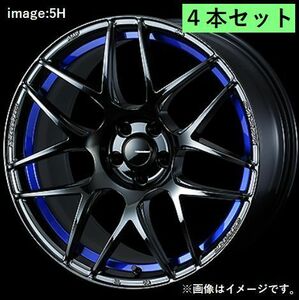 個人宅発送可能 ウエッズスポーツ WedsSport 18X9.5J +38 5穴 PCD114.3 BLC2 M14 ホイール 4本セット SA27R エスエー (74238)