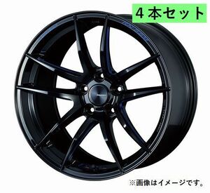 個人宅発送可能 ウエッズスポーツ WedsSport 18X10.0J +18 5穴 PCD114.3 BBM ホイール 4本セット RN-55M アールエヌ (72973)