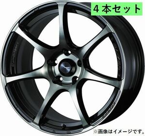 個人宅発送可能 ウェッズ スポーツ Weds Sport 17X7.0J +53 5穴 PCD114.3 WBC ホイール 4本セット SA75R エスエーナナゴーアール(73981)