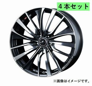 LEONIS VT 17インチ 17x7.0J 5/114.3 +53 PBMC パールブラックミラーカット