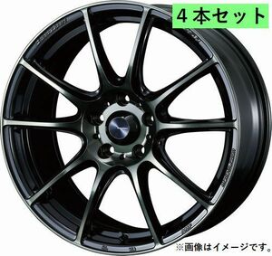 個人宅発送可能 ウエッズスポーツ WedsSport 16X7.0J +48 5穴 PCD100 WBC ホイール 4本セット SA-25R エスエーニーゴーアール (73695)