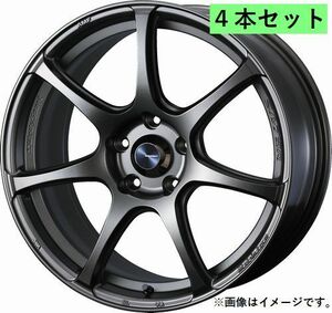 個人宅発送可能 ウェッズ スポーツ Weds Sport 18X8.5J +50 5穴 PCD114.3 EJ-BRO ホイール 4本セット SA75R エスエーナナゴーアール(74009)