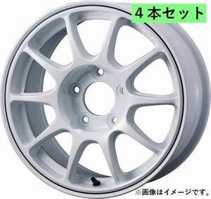 個人宅発送可能 ウエッズ Weds 15X7.0J +35 5穴 PCD100 WHT ホイール 4本セット WEDSSPORT TC-105X GRAVEL グラベル (73967)