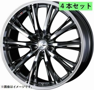 個人宅発送可能 ウエッズ Weds 19X8.0J +50 5穴 PCD114.3 BMCMC ホイール 4本セット LEONIS RT レオニス・アールティー (41203)