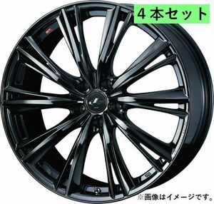 個人宅発送可能 ウエッズ Weds 19X8.0J +48 5穴 PCD114.3 BMC1 ホイール 4本セット LEONIS WX レオニス・ダブルエックス (39272)