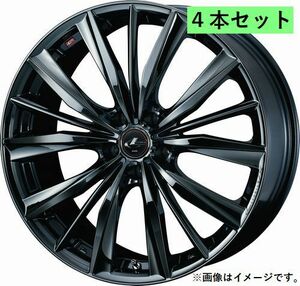 個人宅発送可能 ウエッズ Weds 17X7.0J +42 5穴 PCD114.3 BMC1 ホイール 4本セット LEONIS VX レオニス・ブイエックス (39253)