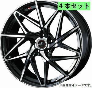 個人宅発送可能 ウエッズ Weds 16X6.5J +52 5穴 PCD114.3 PBMC ホイール 4本セット LEONIS IT レオニス・アイティー (40581)