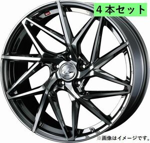 個人宅発送可能 ウエッズ Weds 18X7.0J +47 5穴 PCD100 BMCMC ホイール 4本セット LEONIS IT レオニス・アイティー (40606)