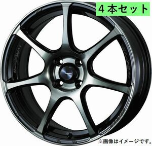 個人宅発送可能 ウェッズ スポーツ Weds Sport 17X6.5J +42 4穴 PCD100 WBC ホイール 4本セット SA75R エスエーナナゴーアール(73976)