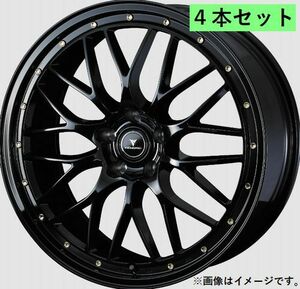 個人宅発送可能 ウエッズ Weds 19X8.0J +35 5穴 PCD114.3 BLK/G ホイール 4本セット NOVARIS ASSET M1 アセット エムワン (41066)