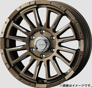 個人宅発送可能 ウエッズ Weds 17X6.5J +38 6穴 PCD139.7 BRO ホイール 1本 McCOYS RV-5 マッコイズ アールブイファイブ (40986)