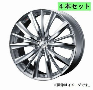 個人宅発送可能 ウエッズ Weds 16X7.0J +42 5穴 PCD114.3 HSMC ホイール 4本セット LEONIS VX レオニス・ブイエックス (33253)