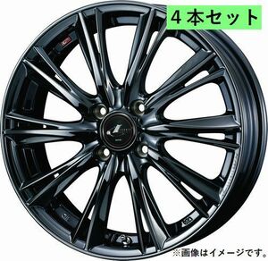 個人宅発送可能 ウエッズ Weds 16X5.0J +45 4穴 PCD100 BMC1 ホイール 4本セット LEONIS WX レオニス・ダブルエックス (39263)