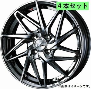 個人宅発送可能 ウエッズ Weds 16X6.0J +42 4穴 PCD100 BMCMC ホイール 4本セット LEONIS IT レオニス・アイティー (40575)