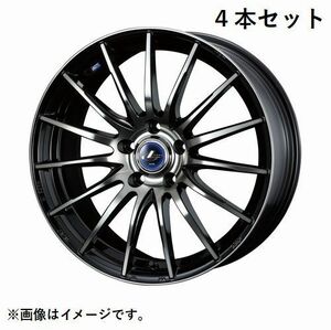 個人宅発送可能 ウエッズ Weds 18X8.0J +42 5穴 PCD114.3 BPB ホイール 4本セット LEONIS NAVIA05 ナヴィア ゼロファイブ (36281)