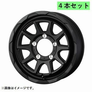 個人宅発送可能 ウエッズ Weds 16X5.5J +22 5穴 PCD139.7 FMBK ホイール 4本セット MUD VANCE 06 マッドヴァンス ゼロシックス (40204)